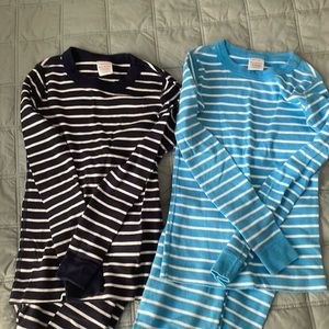 Hanna Andersson striped pajamas, size 8 (130)